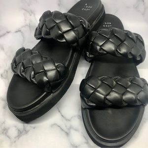 Braided Platform Sandals 11 / 12